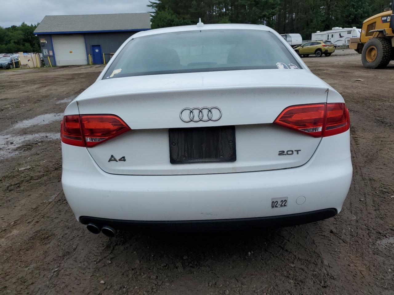 2011 Audi A4 Premium VIN: WAUAFAFL1BN040309 Lot: 62795784