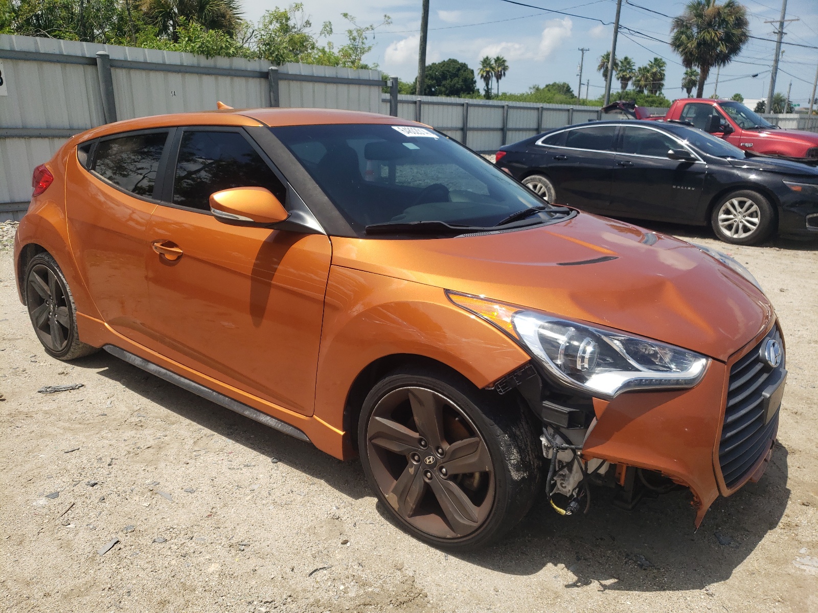 2013 Hyundai Veloster Turbo vin: KMHTC6AE7DU158556