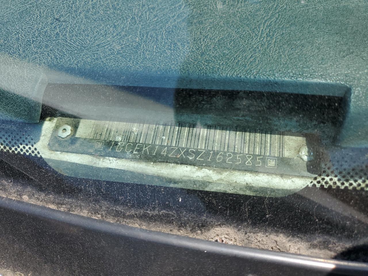 1995 Chevrolet Gmt-400 K1500 VIN: 1GCEK14ZXSZ162585 Lot: 64954414