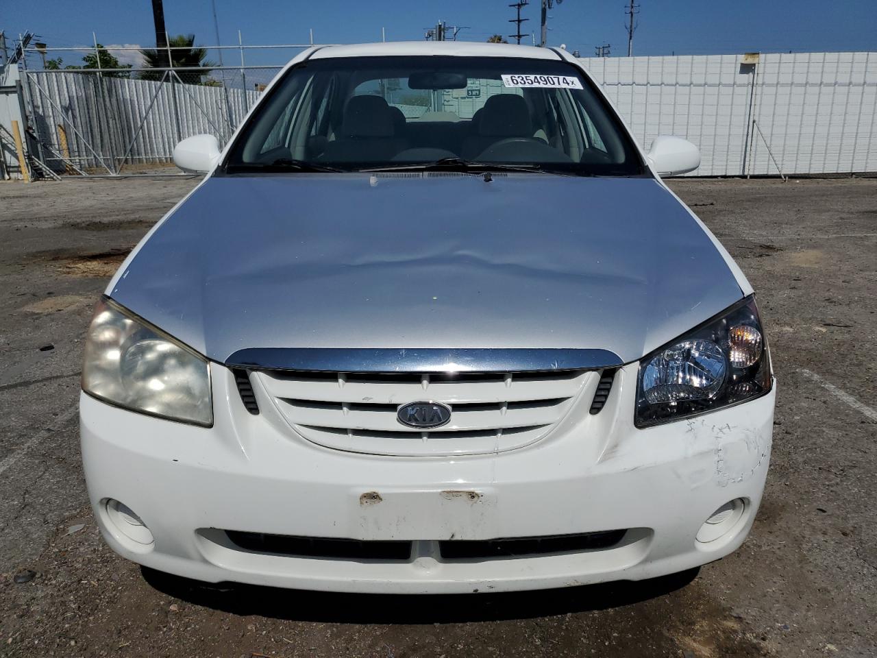 2006 Kia Spectra Lx VIN: KNAFE122965303657 Lot: 63549074