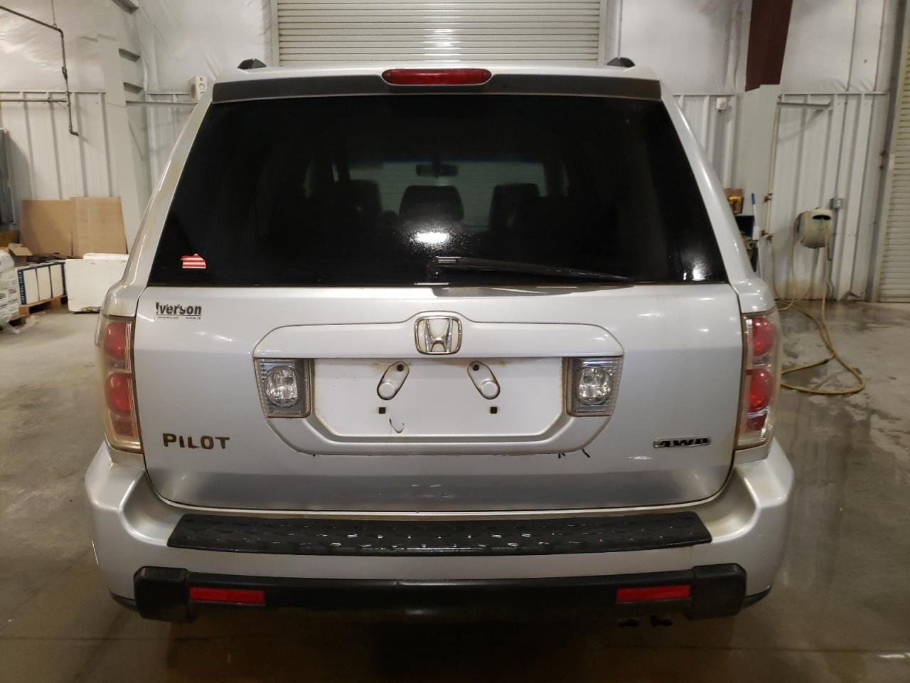 2006 Honda Pilot Ex VIN: 2HKYF18596H544502 Lot: 63635634