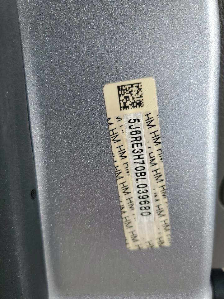 2011 Honda Cr-V Exl VIN: 5J6RE3H70BL039680 Lot: 62083384