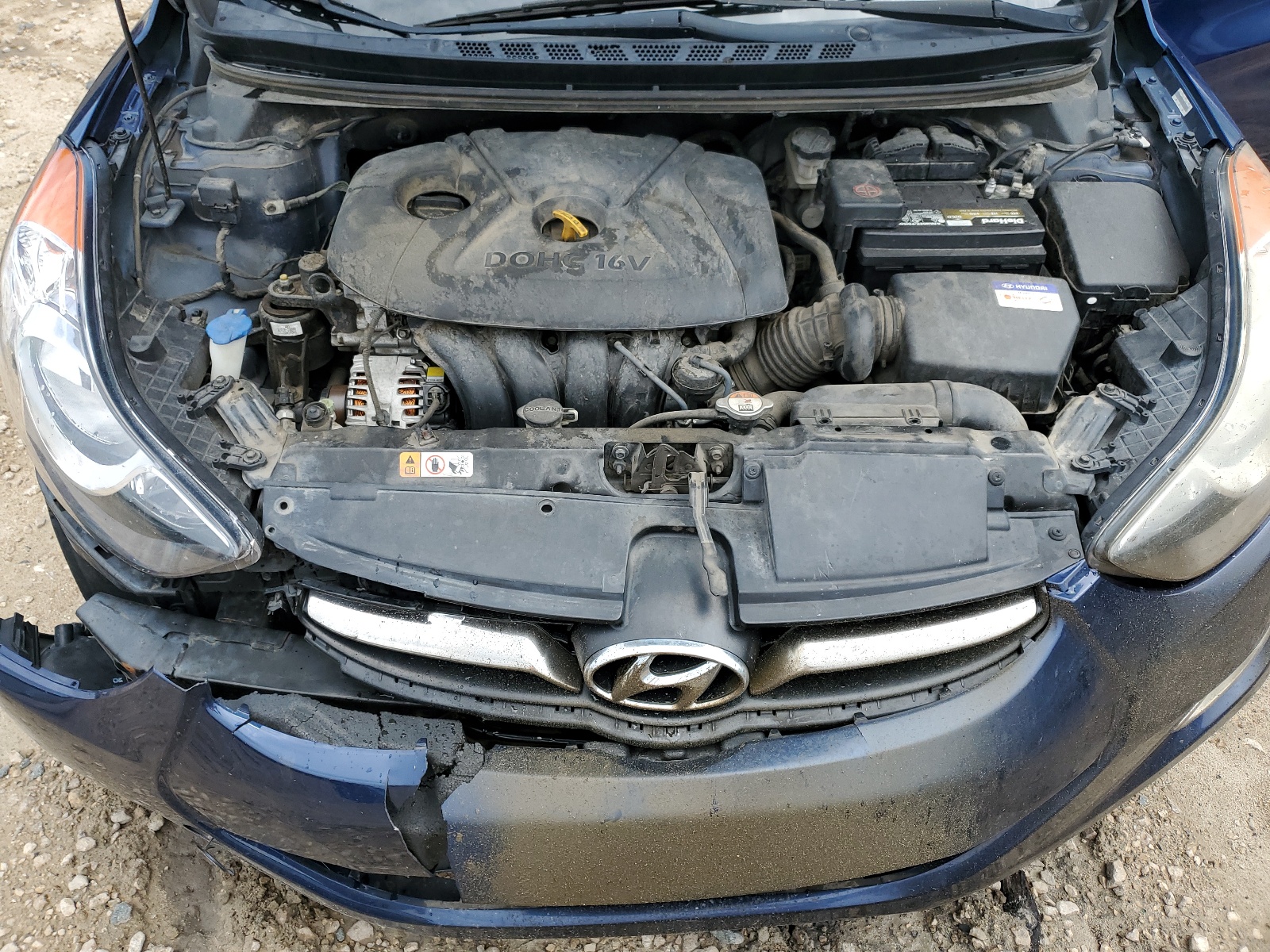 KMHDH4AE1DU680416 2013 Hyundai Elantra Gls