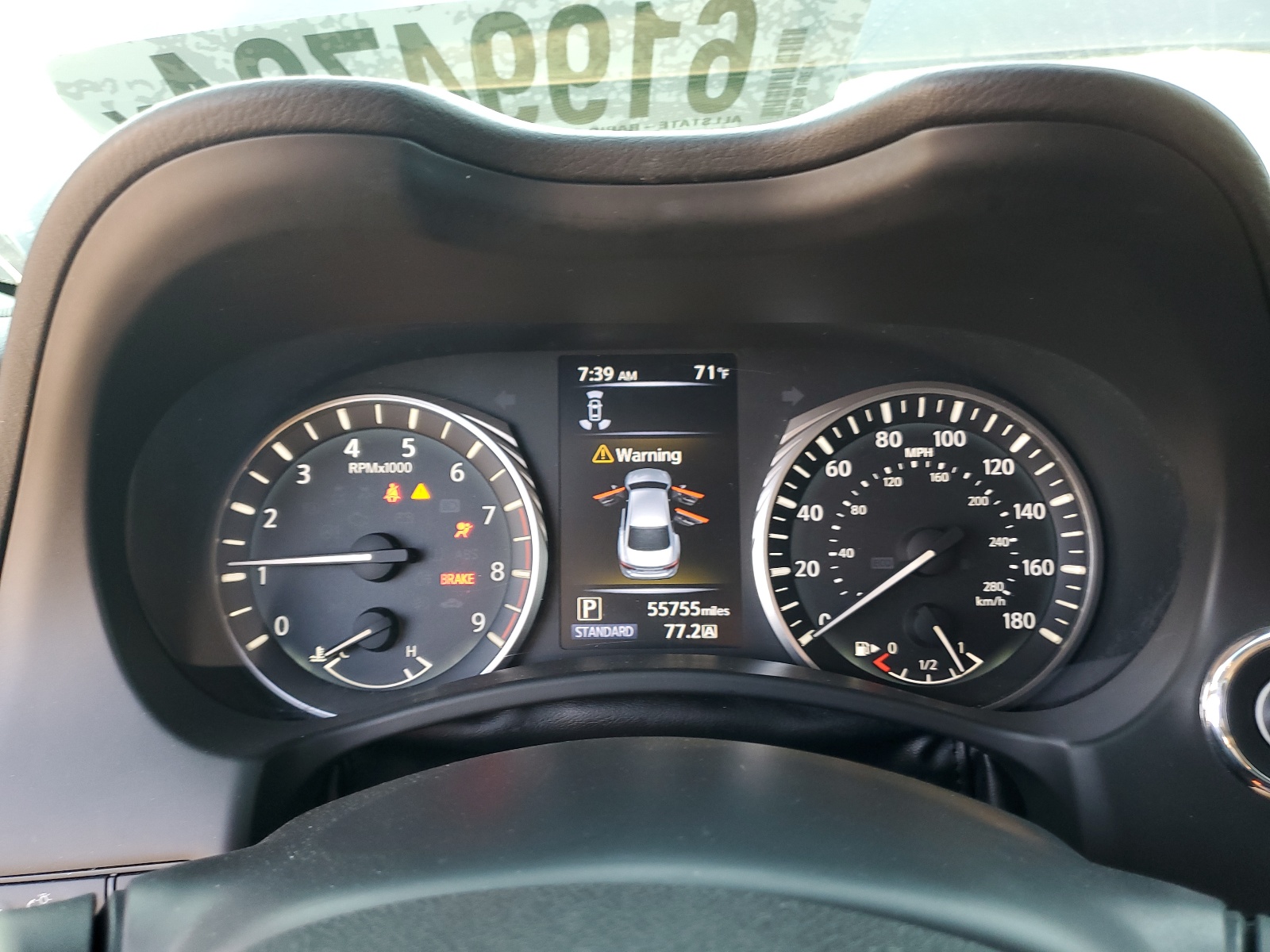 JN1EV7AR2KM592657 2019 Infiniti Q50 Luxe