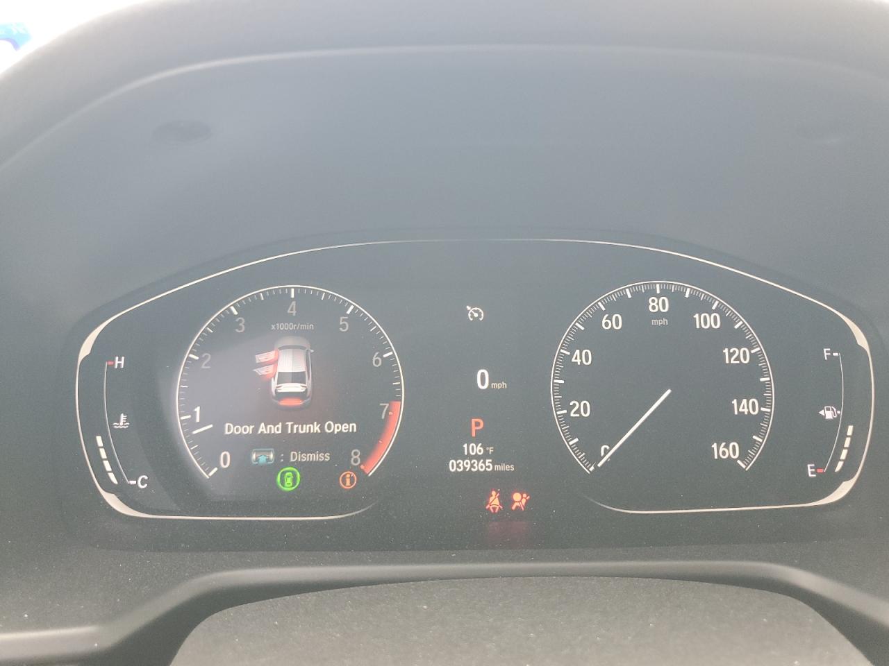 2021 Honda Accord Touring VIN: 1HGCV2F98MA030784 Lot: 65351114