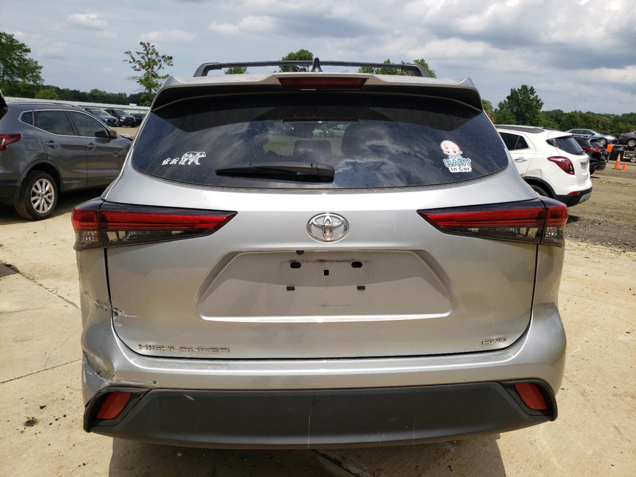 2022 Toyota Highlander L VIN: 5TDCZRBHXNS168761 Lot: 64871264