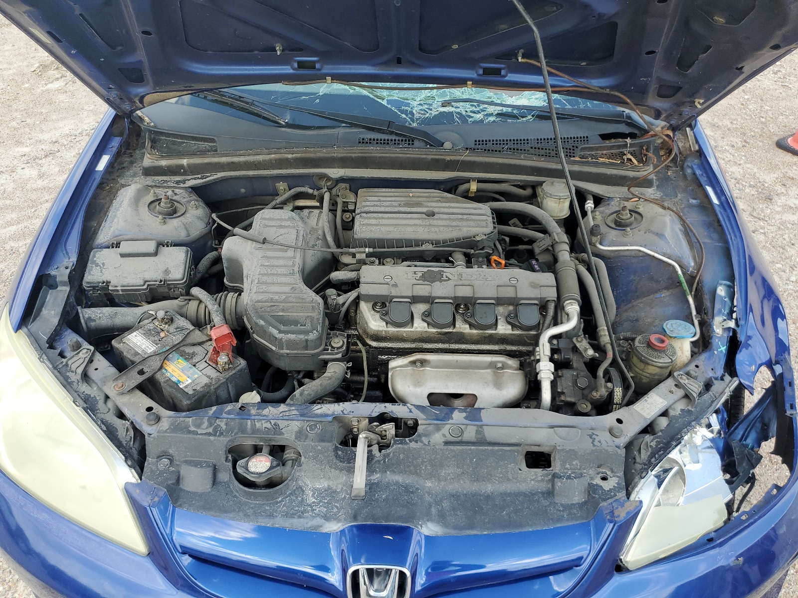 1HGES16474L005850 2004 Honda Civic Dx