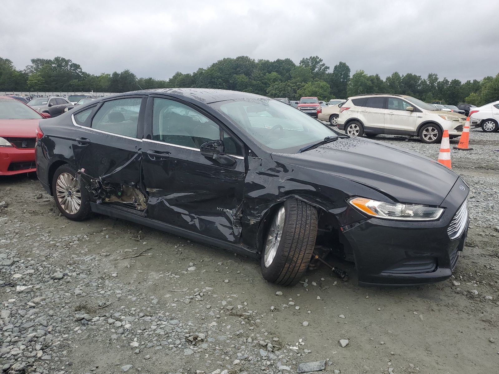 2014 Ford Fusion S Hybrid vin: 3FA6P0UU0ER168981