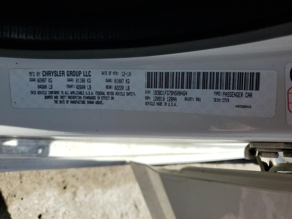 1B3BD1FG7BN508464 2011 Dodge Avenger Mainstreet