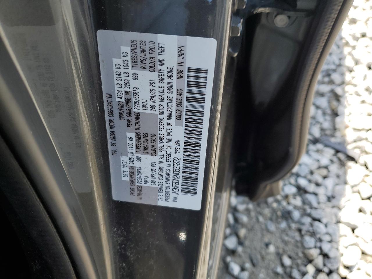 JM3KFBDM2N0537872 2022 Mazda Cx-5 Premium