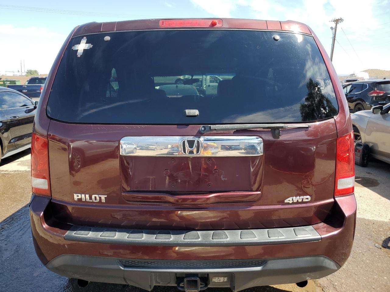 2015 Honda Pilot Lx VIN: 5FNYF4H22FB049418 Lot: 60314964