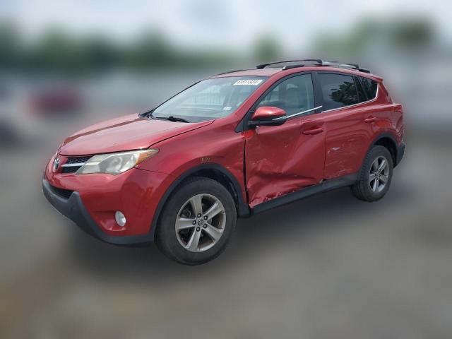  TOYOTA RAV4 2015 Червоний