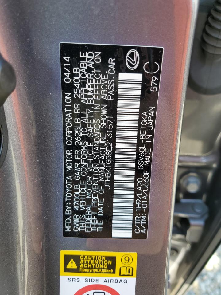 2014 Lexus Es 350 VIN: JTHBK1GG8E2131571 Lot: 64026314