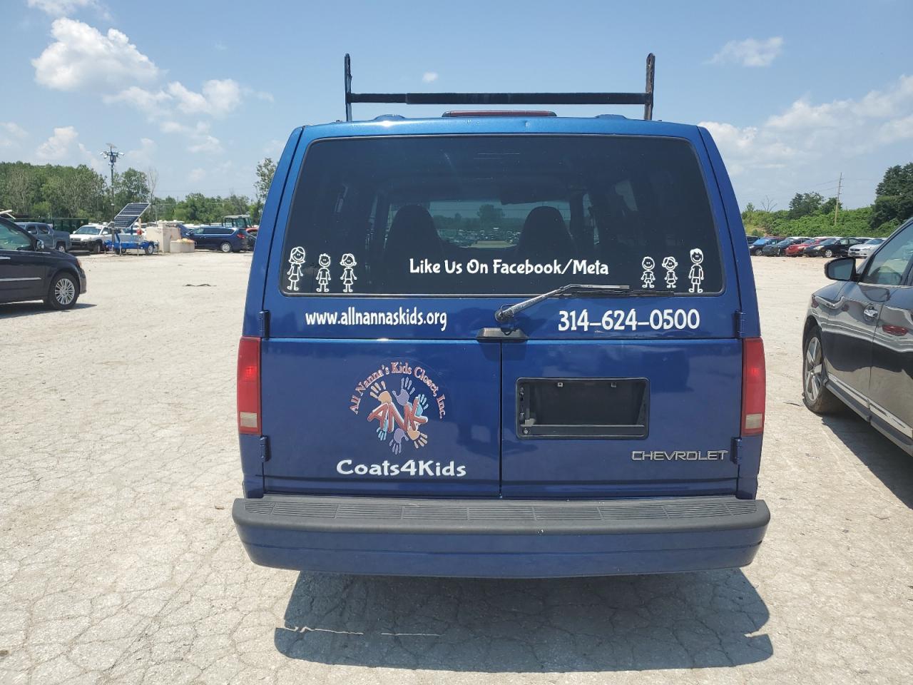1997 Chevrolet Astro VIN: 1GNDM19W3VB190415 Lot: 61940384