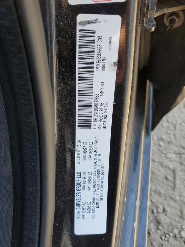 2010 Dodge Avenger Sxt VIN: 1B3CC4FB0AN182888 Lot: 59230984