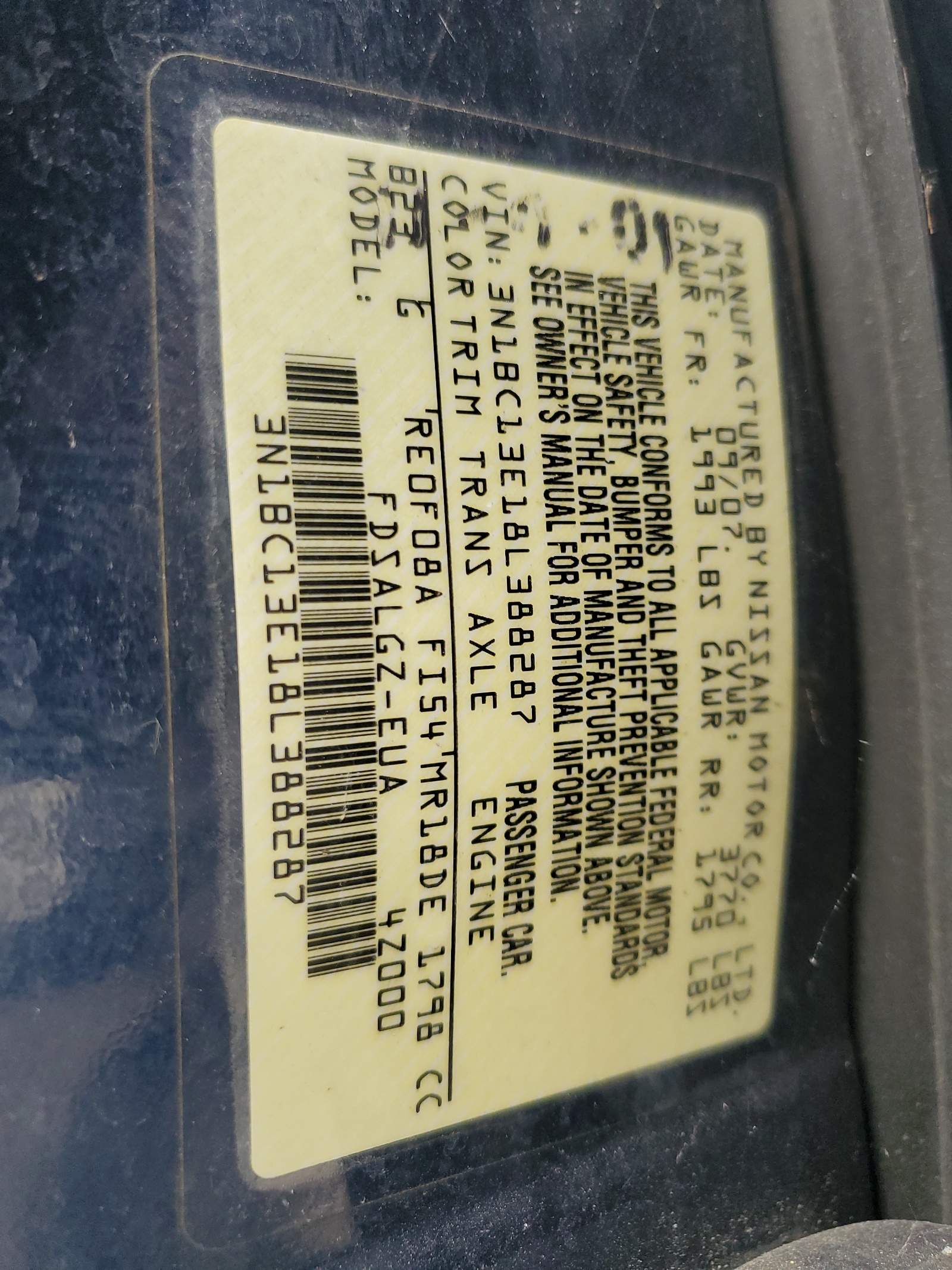 3N1BC13E18L388287 2008 Nissan Versa S