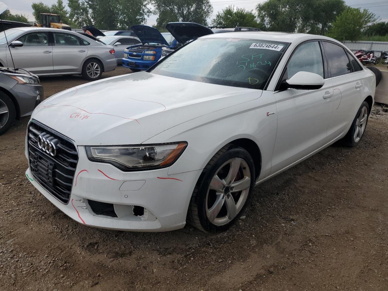 2012 Audi A6 VIN: WAUBGAFC9CN006220 Lot: 63828644