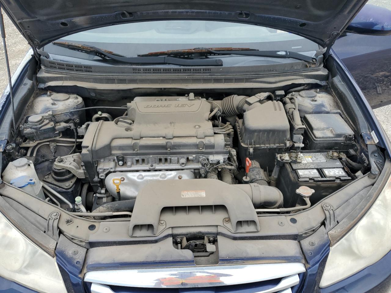 2010 Hyundai Elantra Blue VIN: KMHDU4ADXAU976212 Lot: 65153754