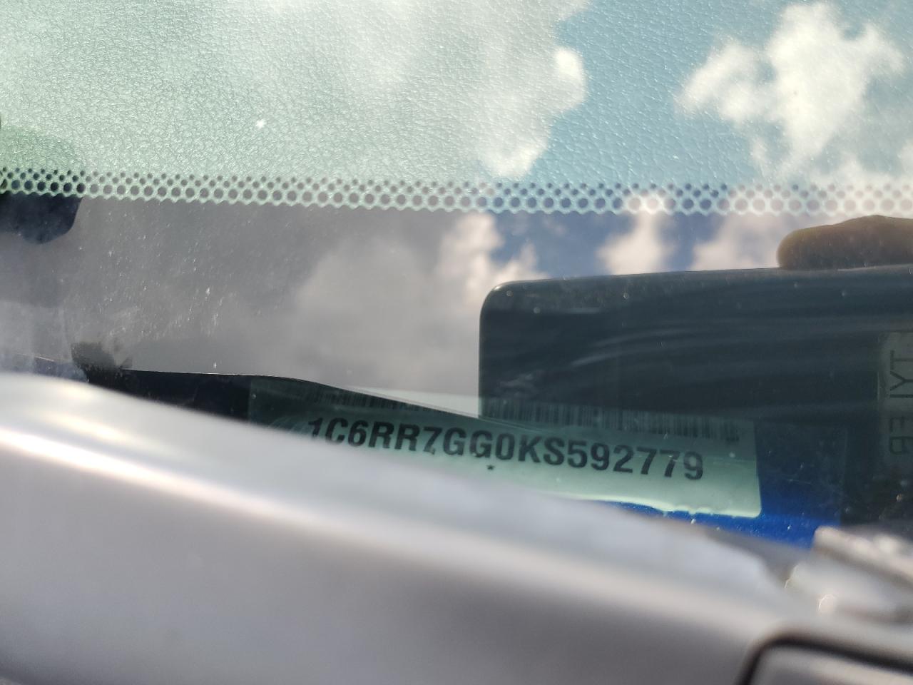 2019 Ram 1500 Classic Slt VIN: 1C6RR7GG0KS592779 Lot: 62614844