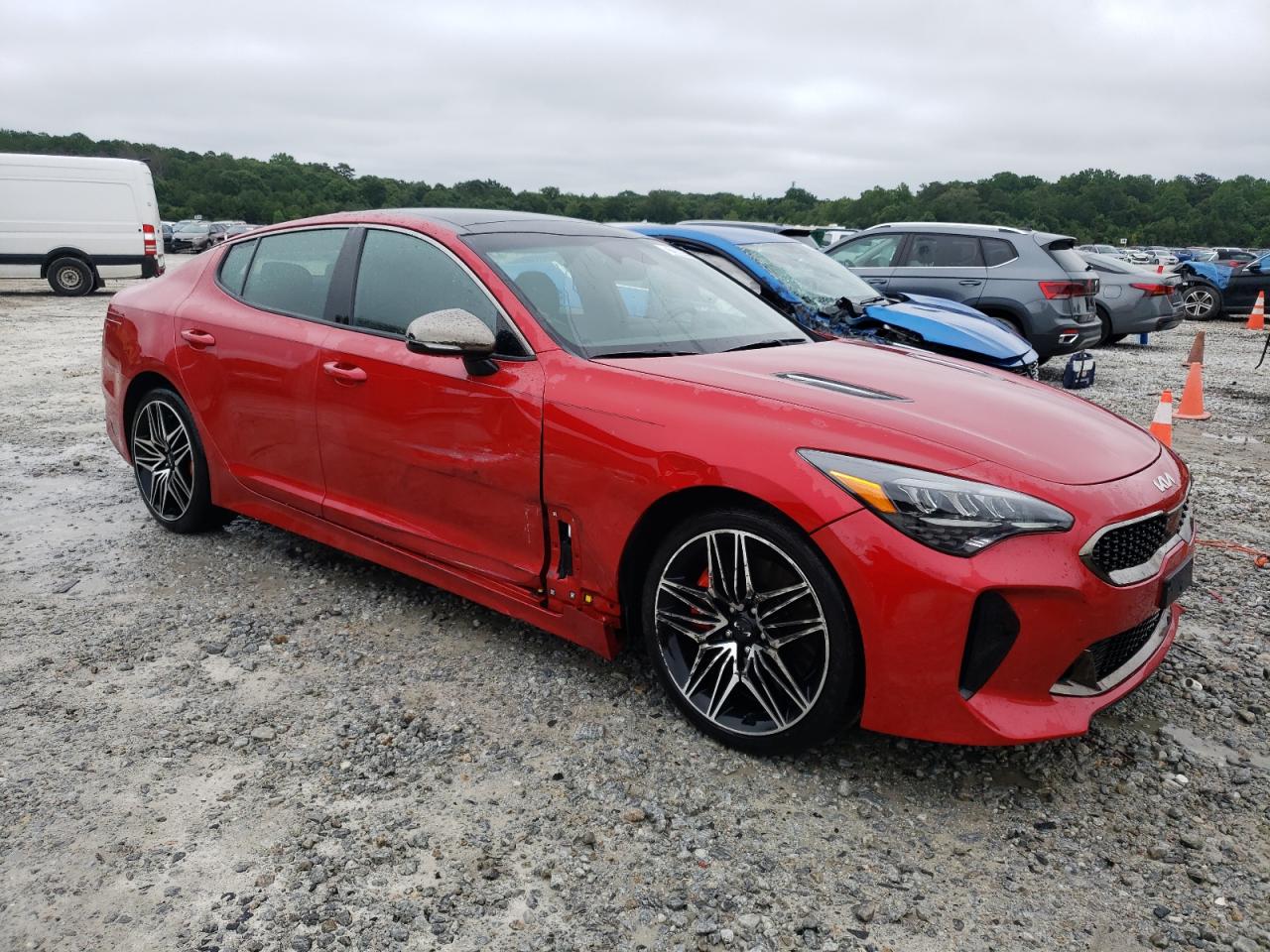 2022 Kia Stinger Gt1 VIN: KNAE45LC0N6121058 Lot: 62396254