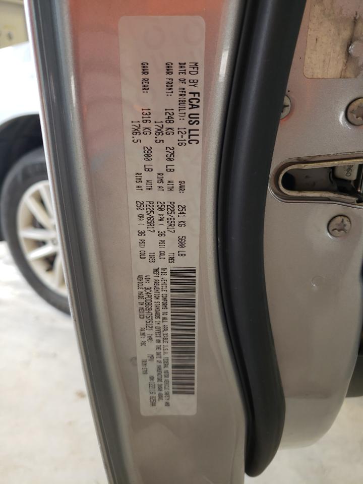 2017 Dodge Journey Sxt VIN: 3C4PDDBG9HT575121 Lot: 63256134