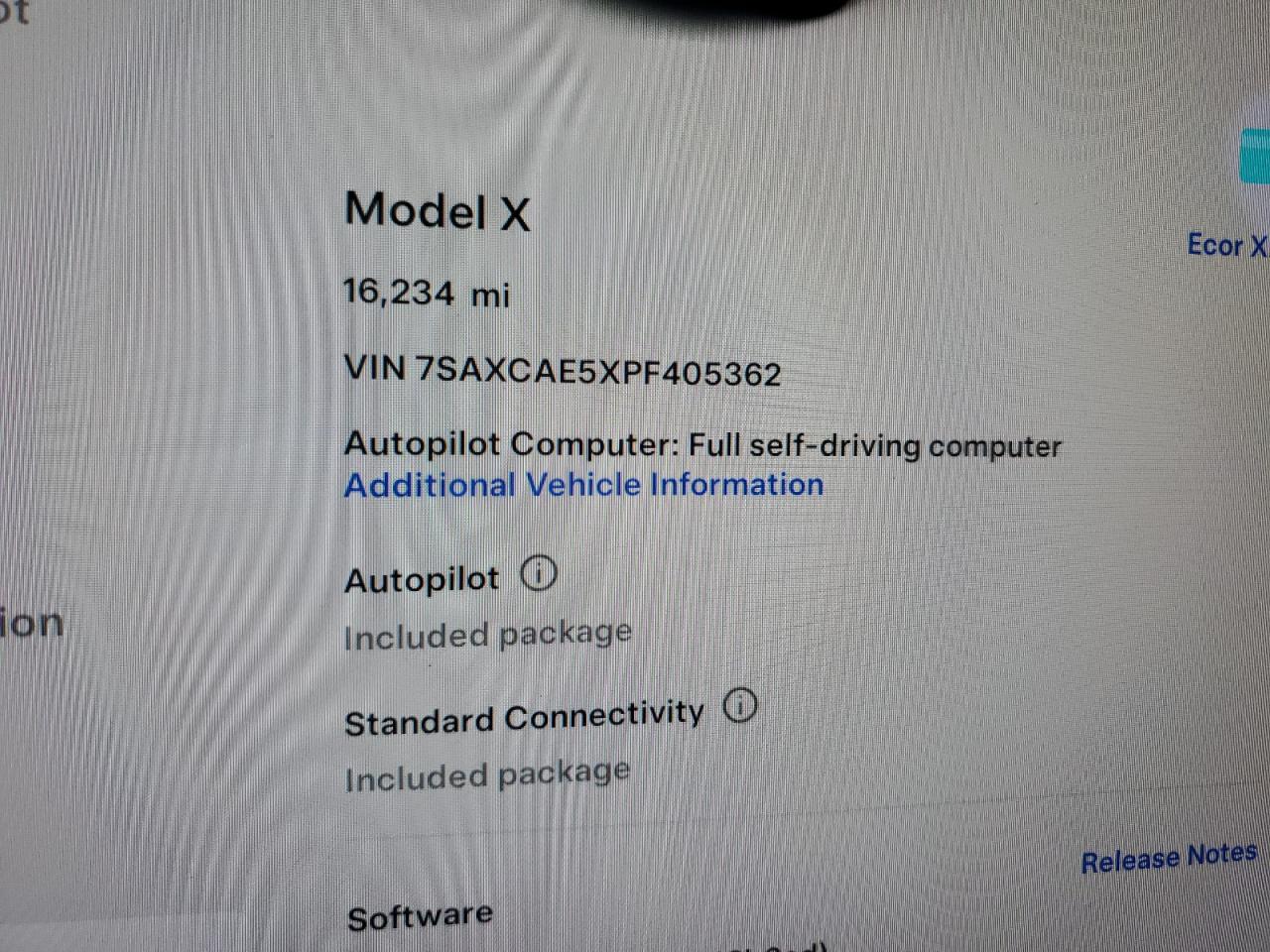 7SAXCAE5XPF405362 2023 Tesla Model X