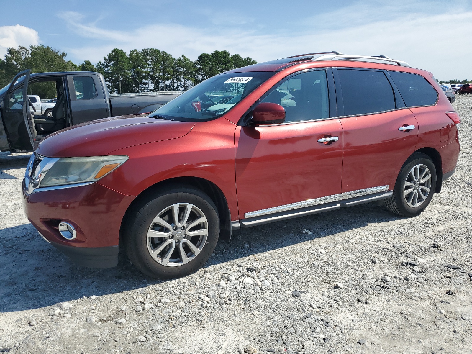 2014 Nissan Pathfinder S vin: 5N1AR2MN6EC650089