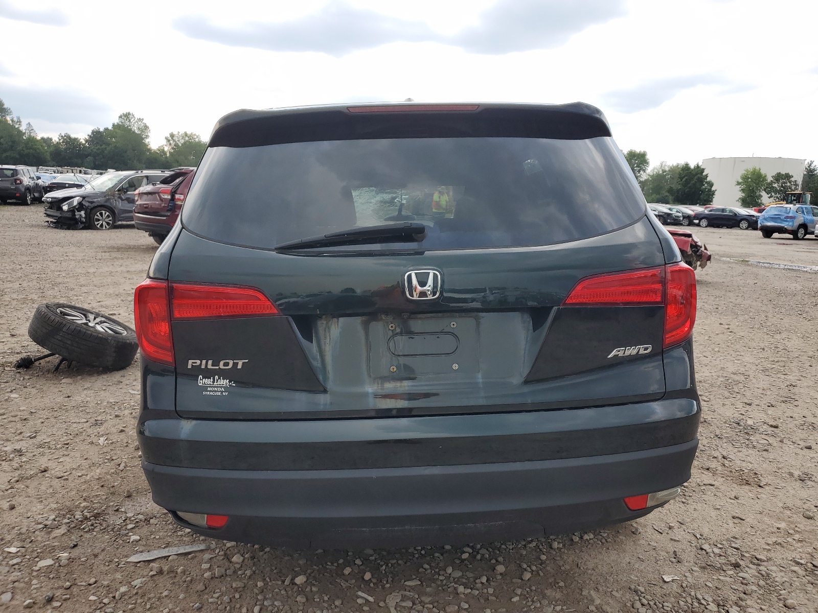 5FNYF6H84GB109393 2016 Honda Pilot Exl