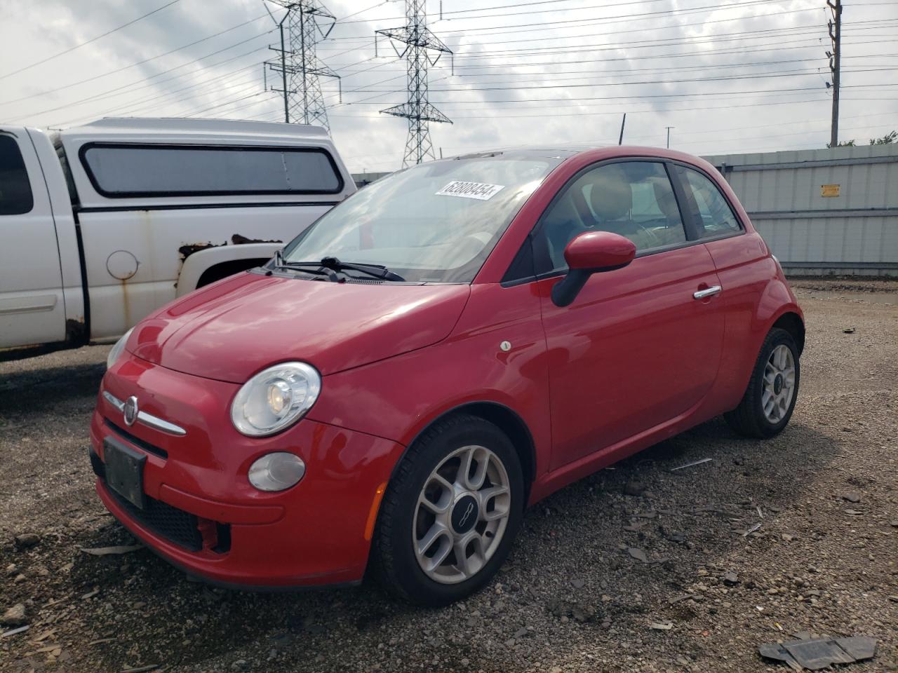 2013 Fiat 500 Pop VIN: 3C3CFFAR2DT531225 Lot: 62808454