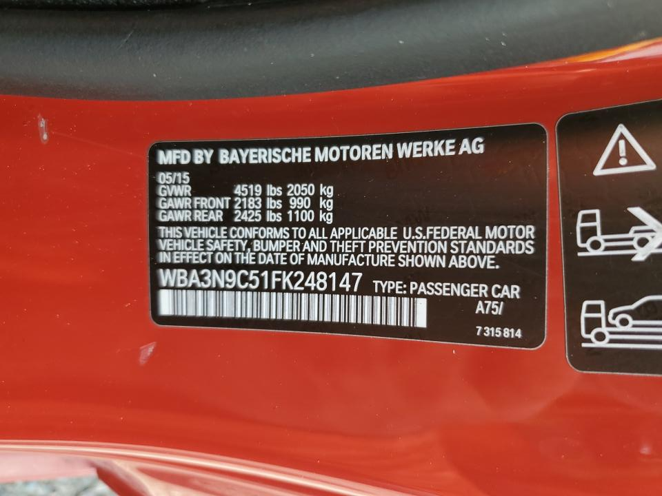 WBA3N9C51FK248147 2015 BMW 428 Xi