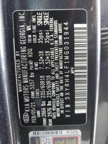 5XYRH4LF1MG031944 Kia Sorento EX 14