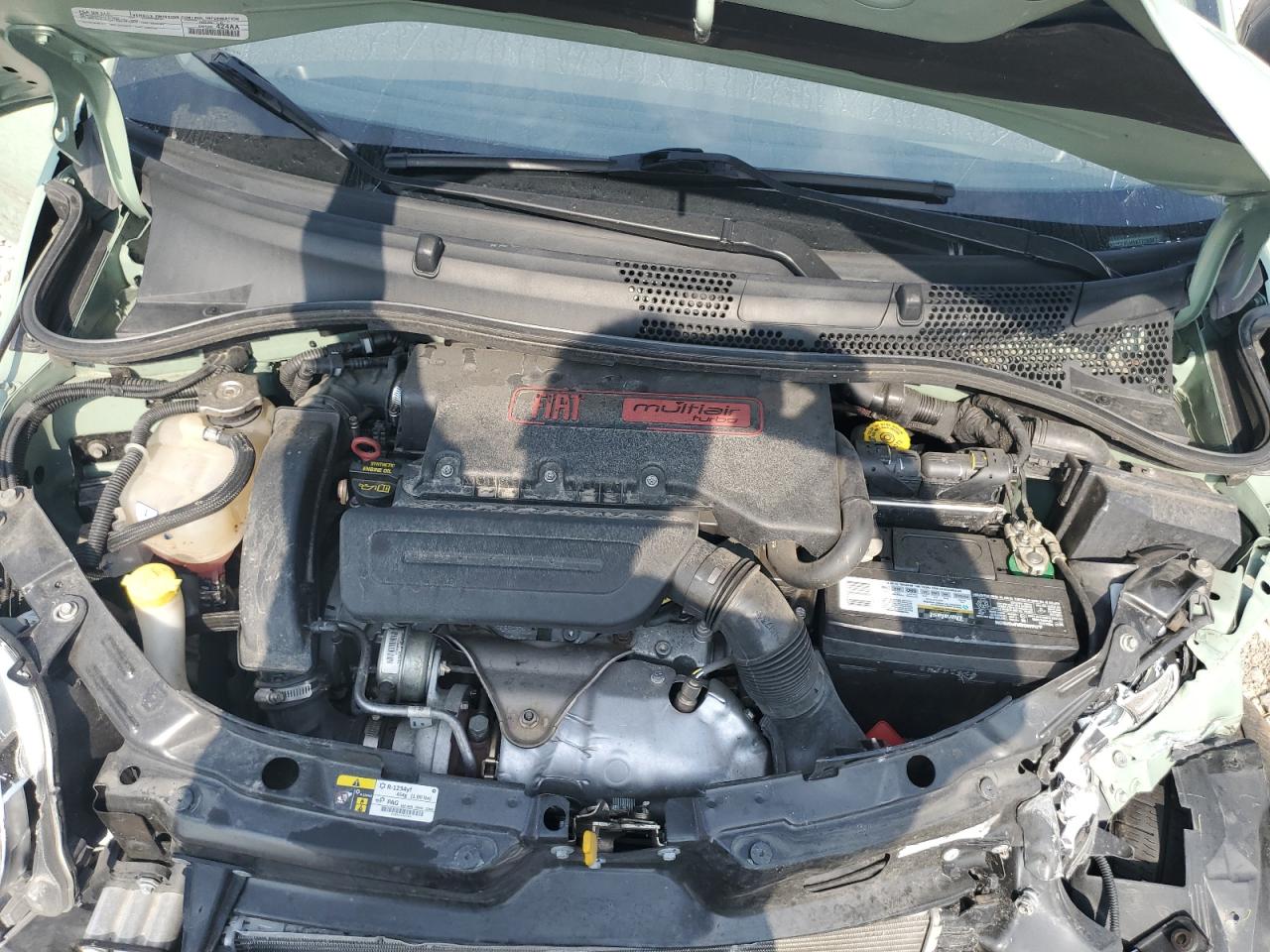 2019 Fiat 500 Lounge VIN: 3C3CFFEH6KT728087 Lot: 64156854