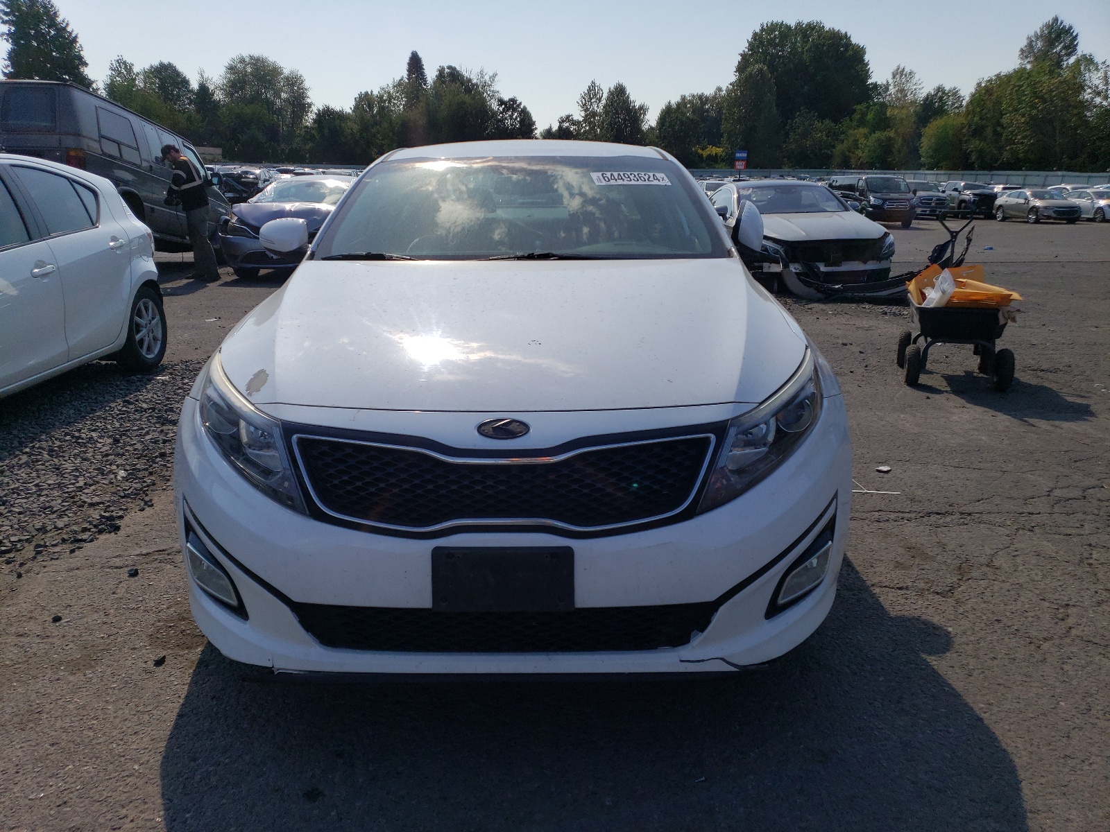 2015 Kia Optima Lx vin: 5XXGM4A79FG389024