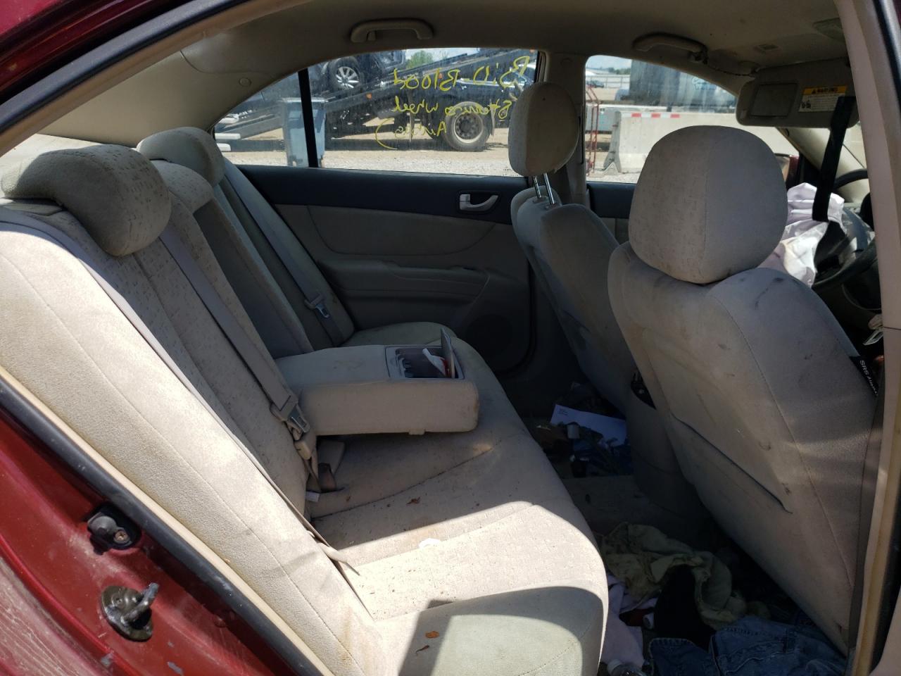 2007 Hyundai Sonata Gls VIN: 5NPET46C87H240626 Lot: 61838914