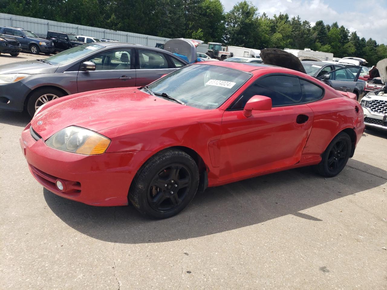 2003 Hyundai Tiburon VIN: KMHHM65D93U099044 Lot: 65124024