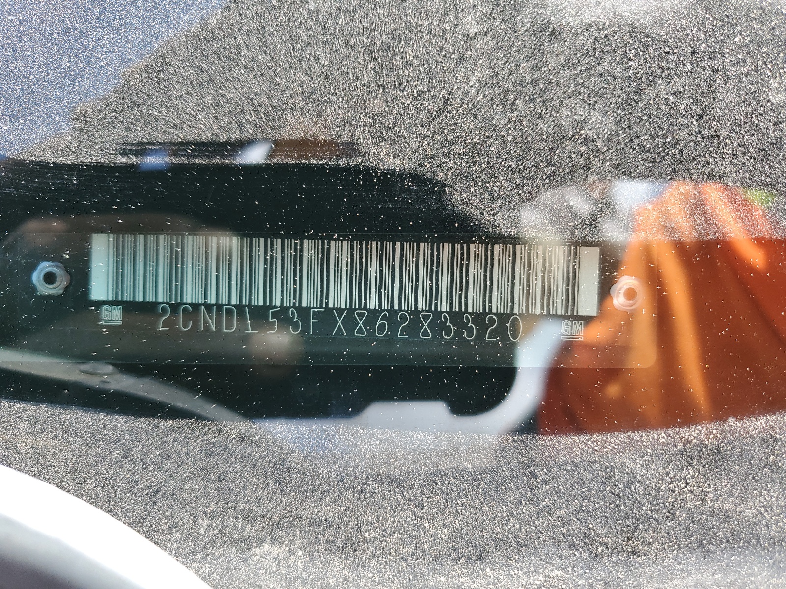 2CNDL53FX86283320 2008 Chevrolet Equinox Lt