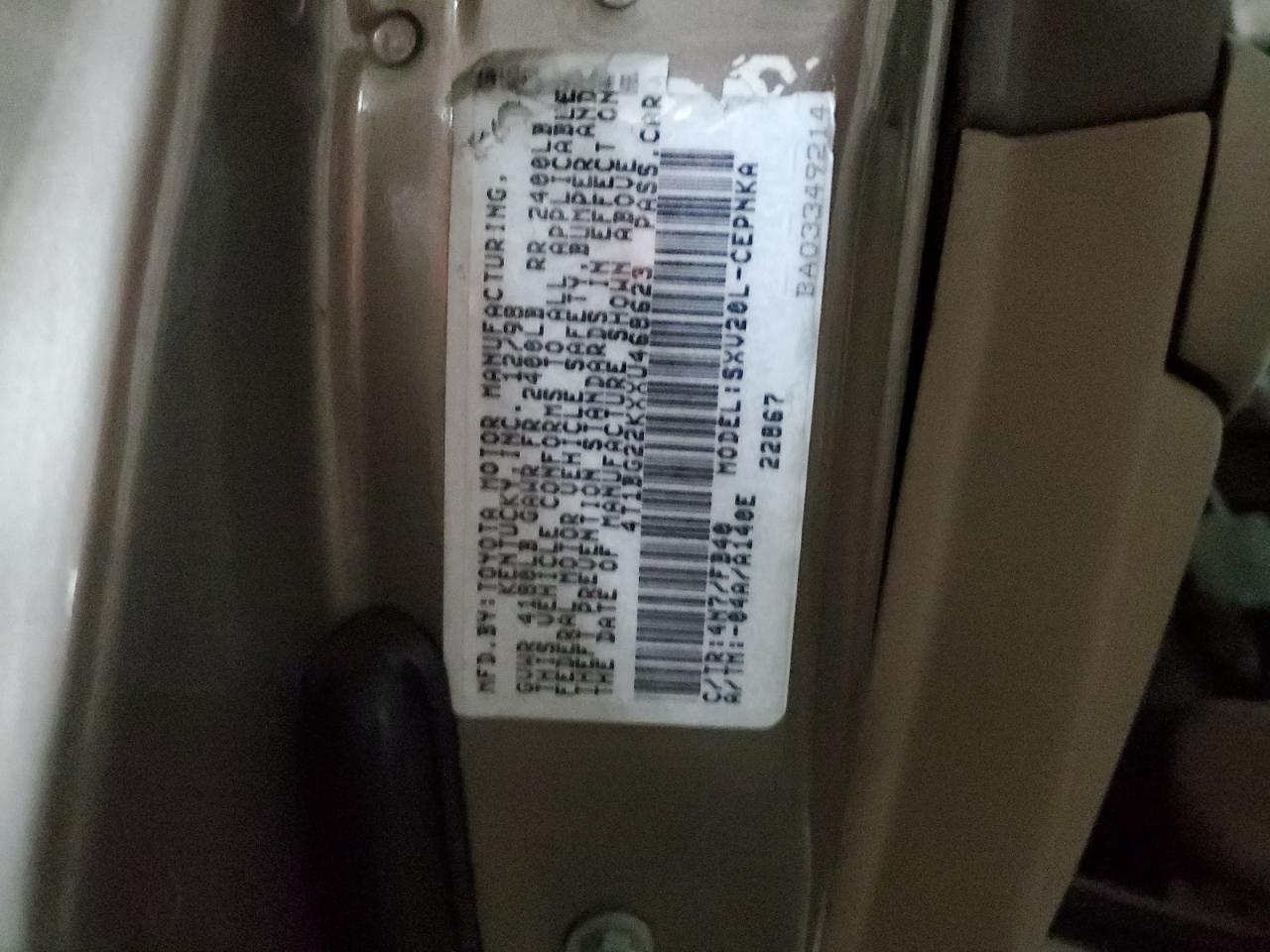 1999 Toyota Camry Ce VIN: 4T1BG22KXXU468623 Lot: 64459884