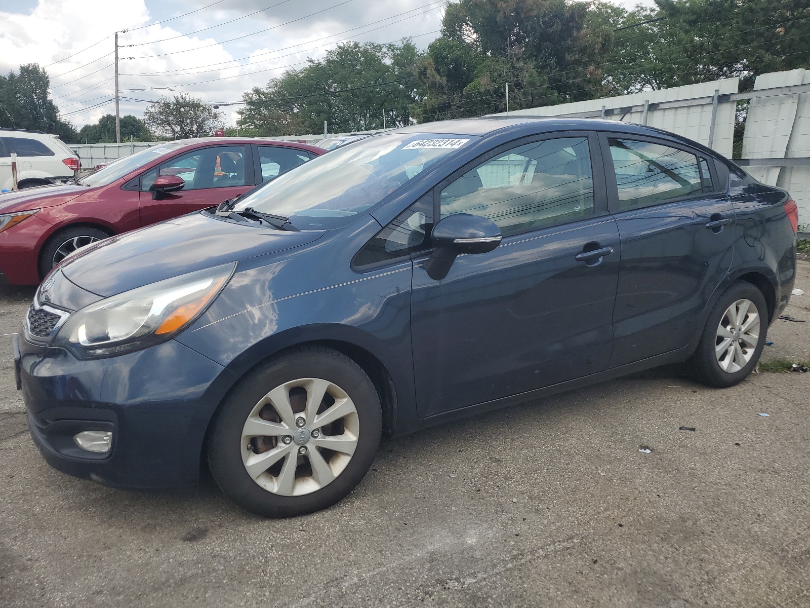 2013 Kia Rio Ex vin: KNADN4A30D6104989