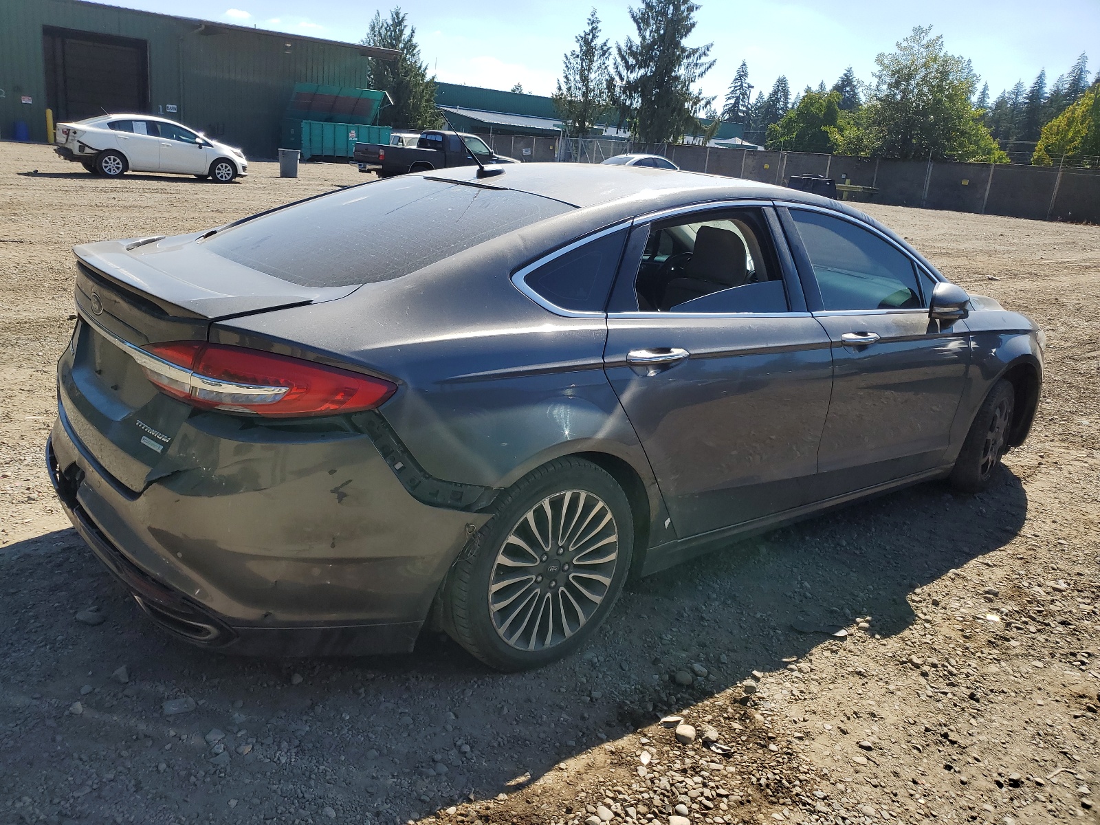 2017 Ford Fusion Titanium vin: 3FA6P0K9XHR132539