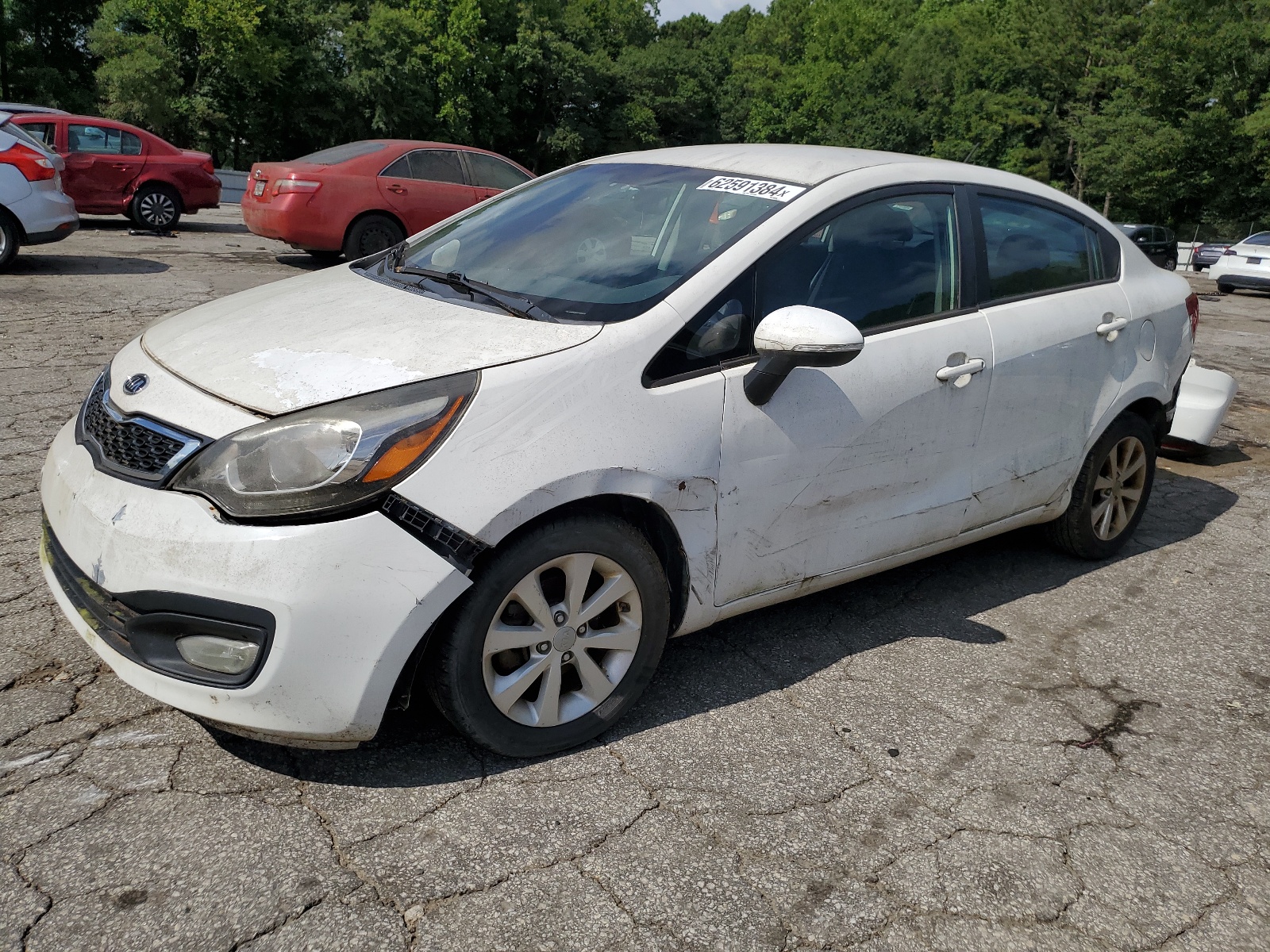 2012 Kia Rio Ex vin: KNADN4A3XC6089576