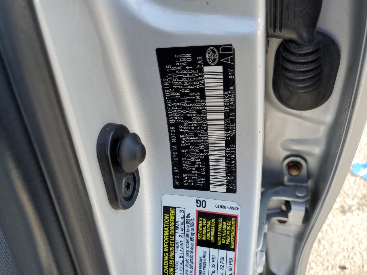 2015 Toyota Corolla - Image 13