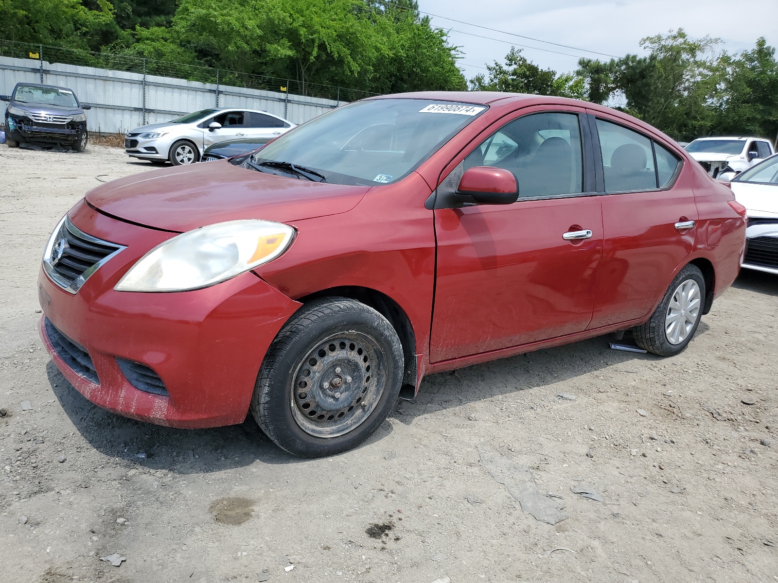 2014 Nissan Versa S vin: 3N1CN7AP2EK438377