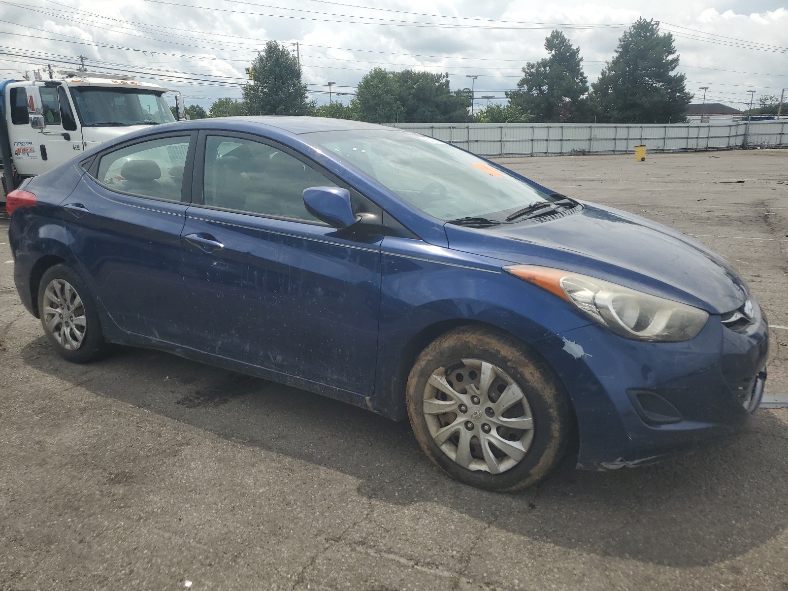 2013 Hyundai Elantra Gls vin: KMHDH4AE8DU607690