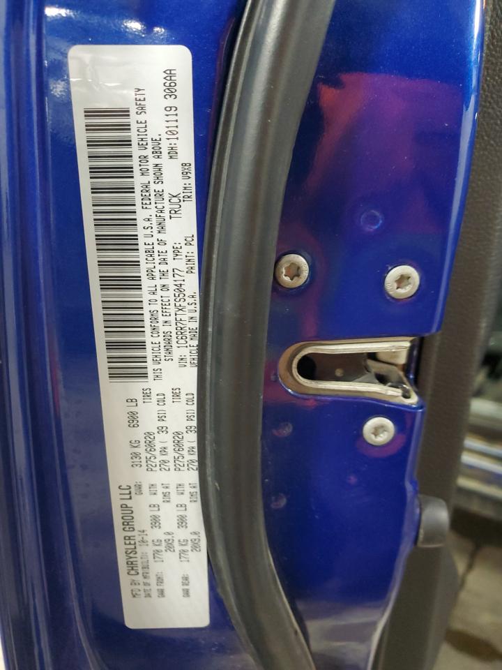 2015 Ram 1500 St VIN: 1C6RR7FTXFS504177 Lot: 63459774