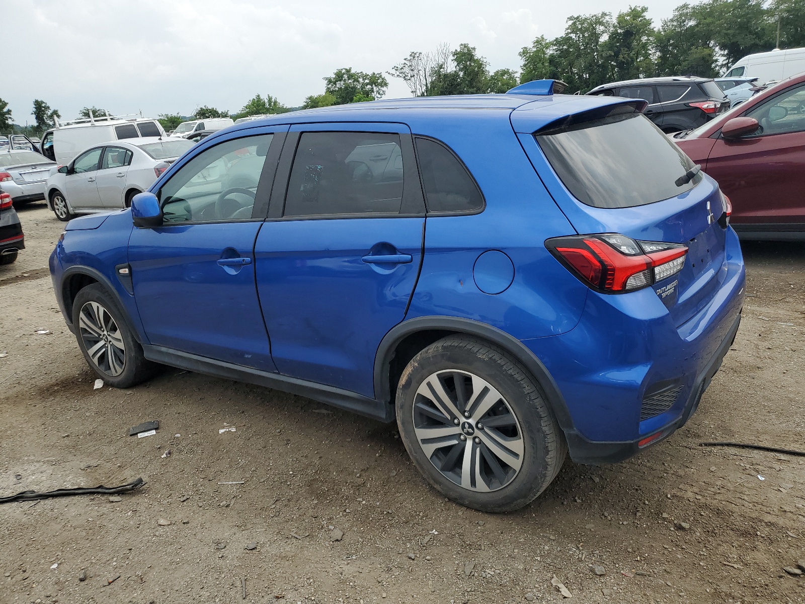 2021 Mitsubishi Outlander Sport Es vin: JA4APUAU7MU008002