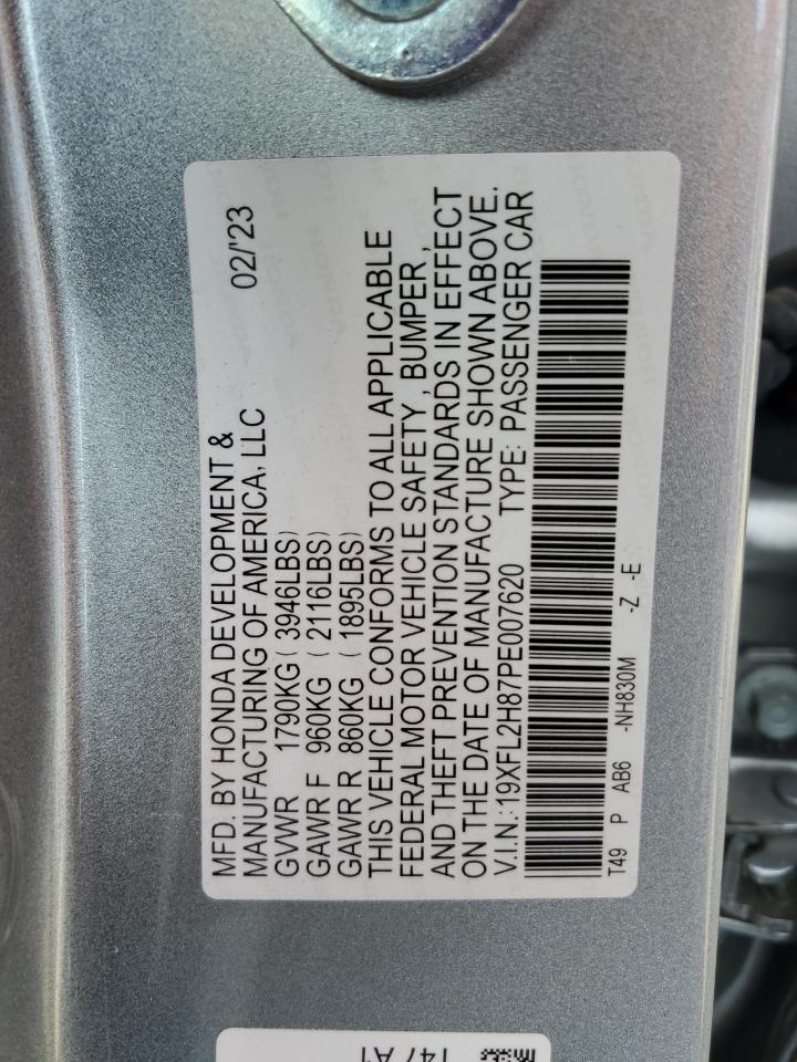 19XFL2H87PE007620 2023 HONDA CIVIC - Image 15