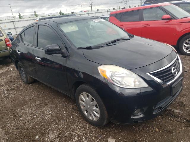 Седани NISSAN VERSA 2012 Чорний