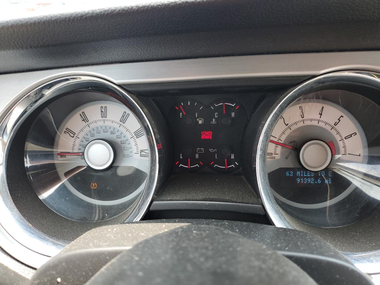 2010 Ford Mustang VIN: 1ZVBP8EN2A5110671 Lot: 63763844