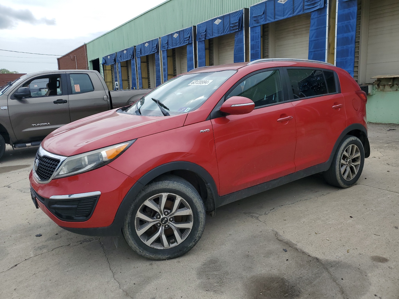 2014 Kia Sportage Lx vin: KNDPBCAC6E7632275