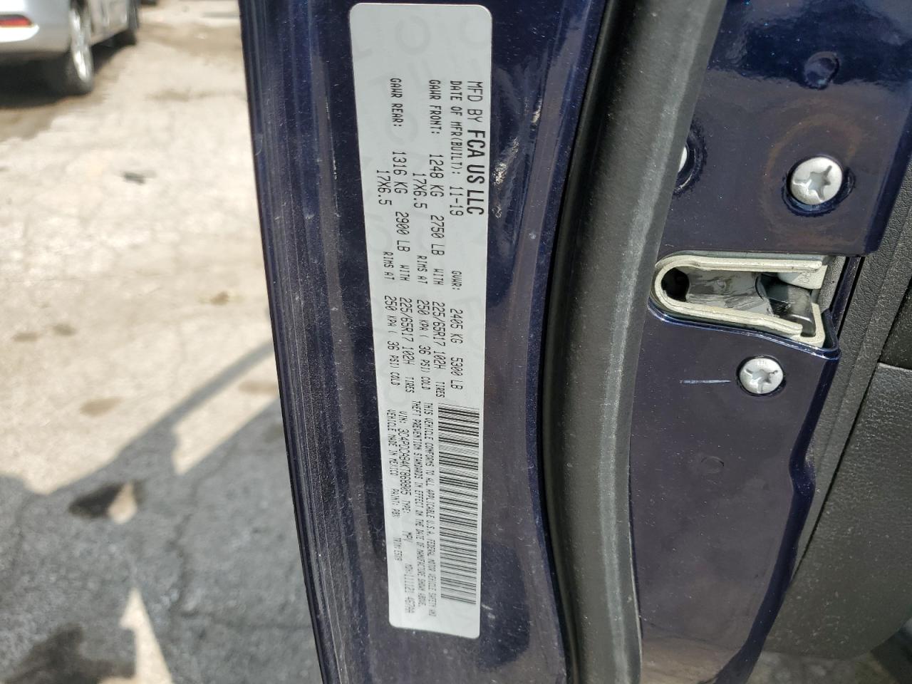 2019 Dodge Journey Se VIN: 3C4PDCAB4KT868805 Lot: 63455684